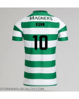Celtic Nicolas Kuhn #10 Maglia Gara Casa Repliche 2024-25 Maniche Corte